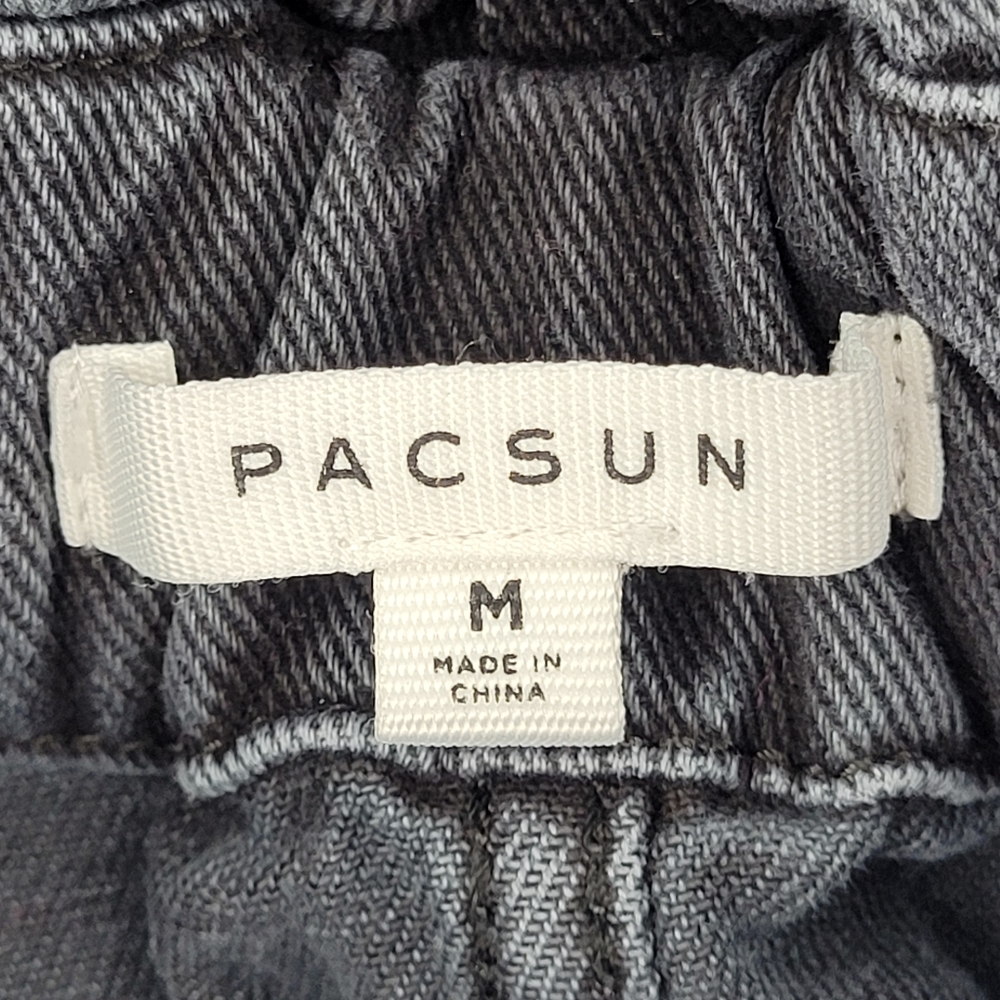 Pacsun Black Denim Mini Skirt Size Medium - Picture 7 of 11